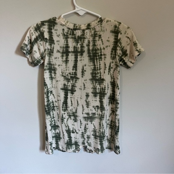 Kate Quinn The Woods Modal Green Shibori Short Romper Size 12-18m - Picture 4 of 5